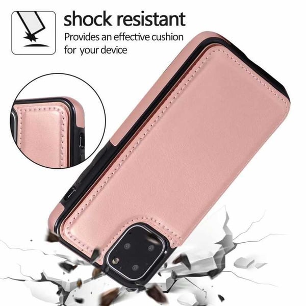 iPhone 11 Pro Max Iskunkestävä suojakotelo, 3-paikkainen Flippr