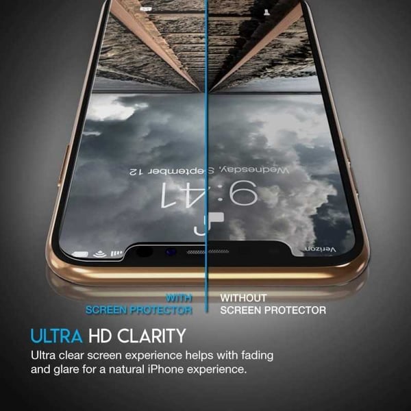 2-PACK iPhone 11 Pro Max karkaistu lasi 0,26 mm 2,5D 9H