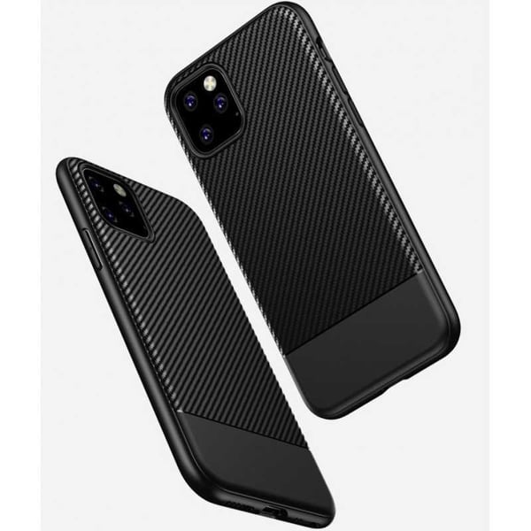iPhone 11 Pro Max Stöttåligt Mobilskal FullCarbon
