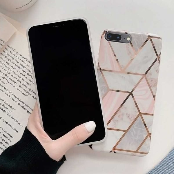 iPhone 8 tyylikäs marmorikuori Premium