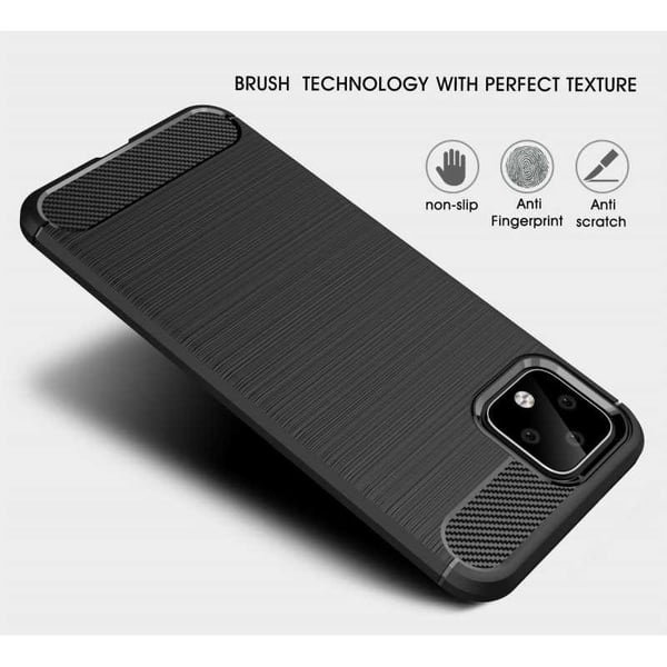 Google Pixel 4 XL Iskunkestävä SlimCarbon-kuori