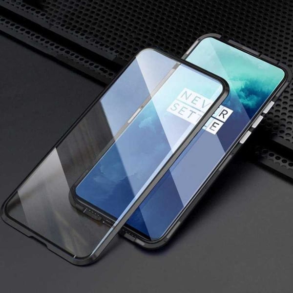OnePlus 7T Heltäckande Premium Skal Glassback V4