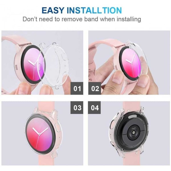 Kattava kansi Samsung Watch Active 2 44mm Liquid