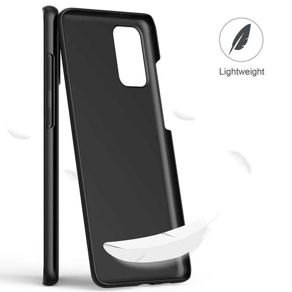 Samsung S20 Ultraohut kumipinnoitettu mattamusta Cover Basic V2