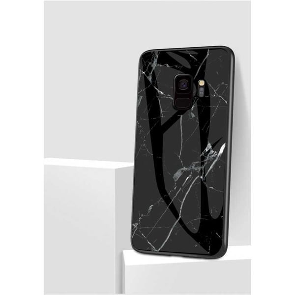 Samsung S9 Plus Marmorskal 9H Härdat Glas Baksida Glassback V2