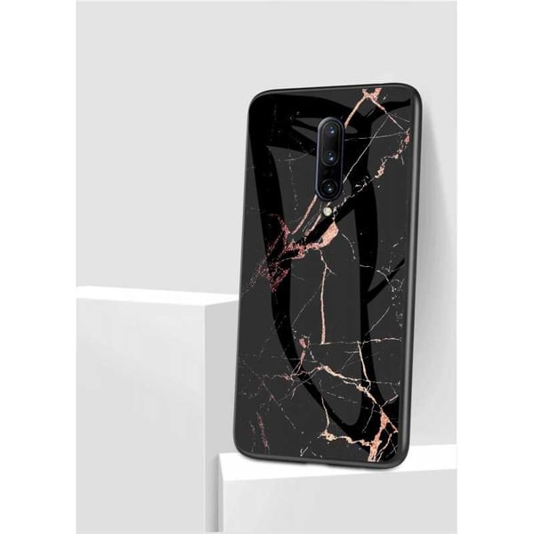 OnePlus 7 Pro Marble Shell 9H karkaistu lasitausta Glassback V2