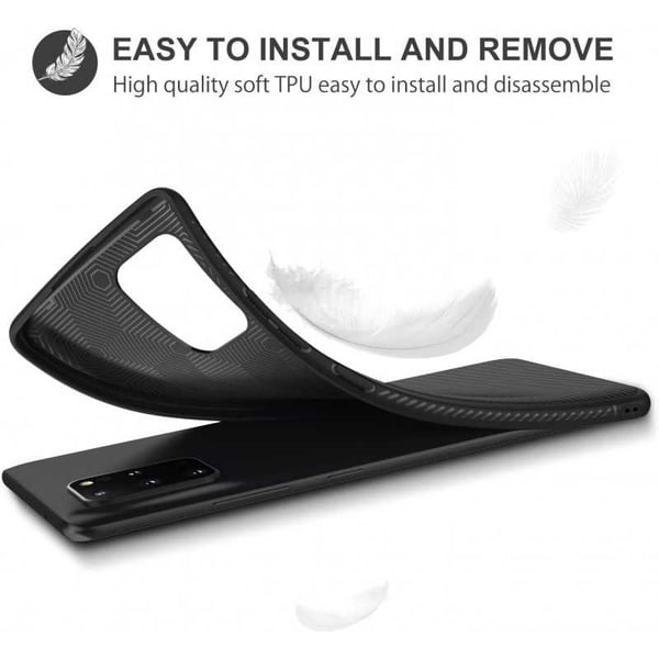 Samsung Galaxy S20 Plus tyylikäs iskunkestävä FullCarbon V3
