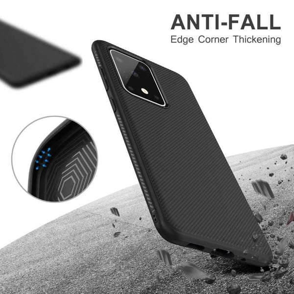 Samsung Galaxy S20 Ultra Tyylikäs Iskunkestävä FullCarbon V3