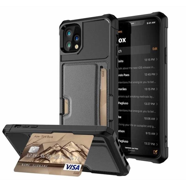 Samsung S20 Iskunkestävä kansi korttipaikalla Solid V2