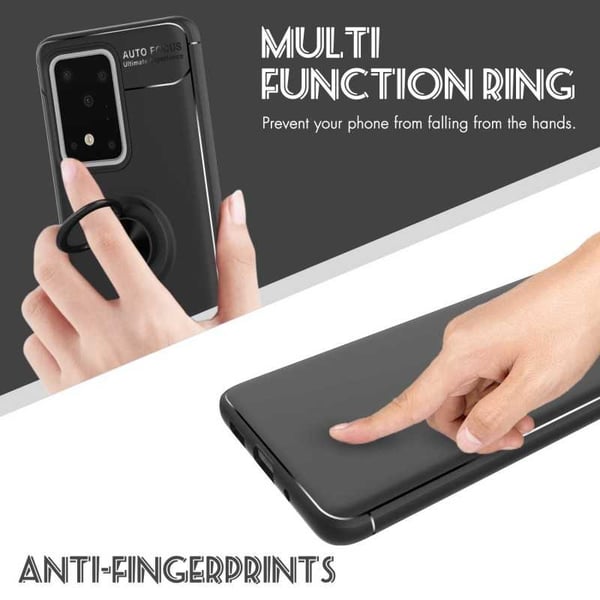 Samsung S20 Ultra Käytännöllinen iskunkestävä kotelo sormustelineellä V3