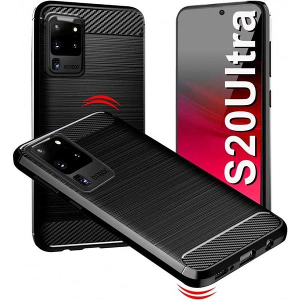Samsung S20 Ultra Iskunkestävä SlimCarbon Suojakuori