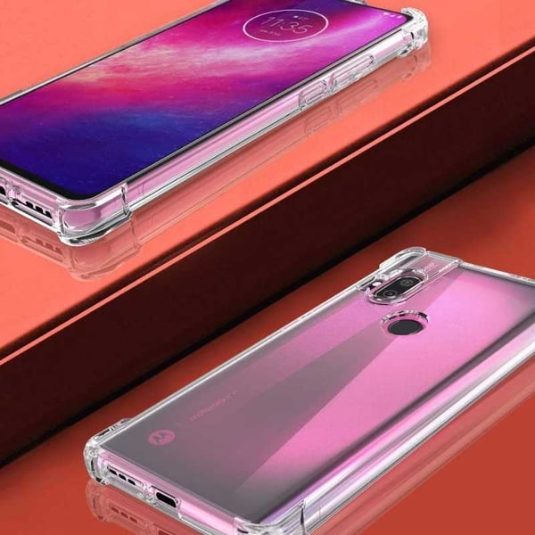 Motorola One Hyper -iskuja vaimentava silikonikotelo Shockr