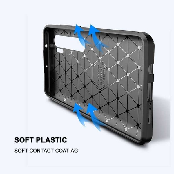 Motorola One Hyper iskunkestävä FullCarbon V4 -kuori