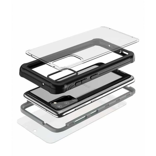 Samsung S20 Plus kattava Premium 3D -kuori ThreeSixty
