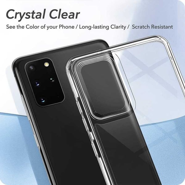 Samsung S20 Plus Stötdämpande Skal med Repfri Plexiglas