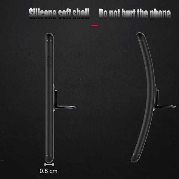 iPhone 7 Plus Käytännöllinen iskunkestävä kotelo sormustelineellä V3