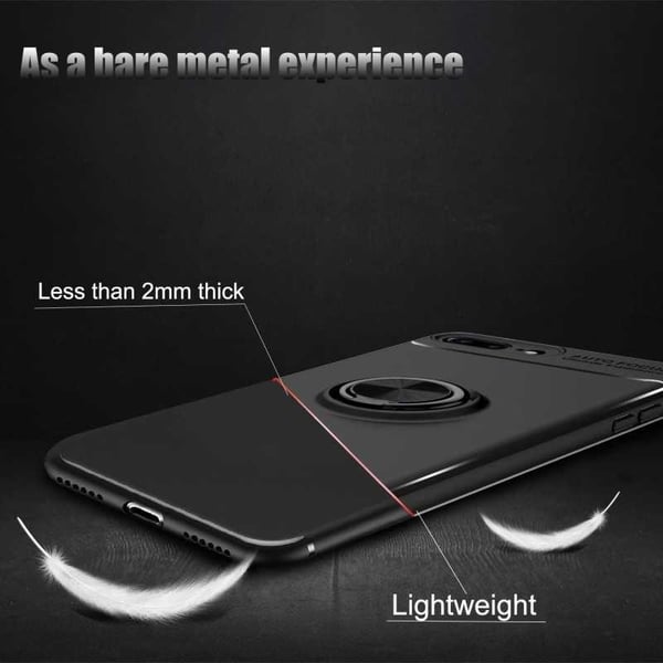 iPhone 7 Plus Käytännöllinen iskunkestävä kotelo sormustelineellä V3