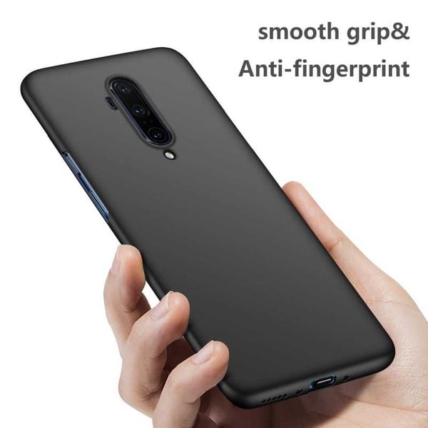 OnePlus 8 Ultraohut kumipinnoitettu mattamusta Cover Basic V2