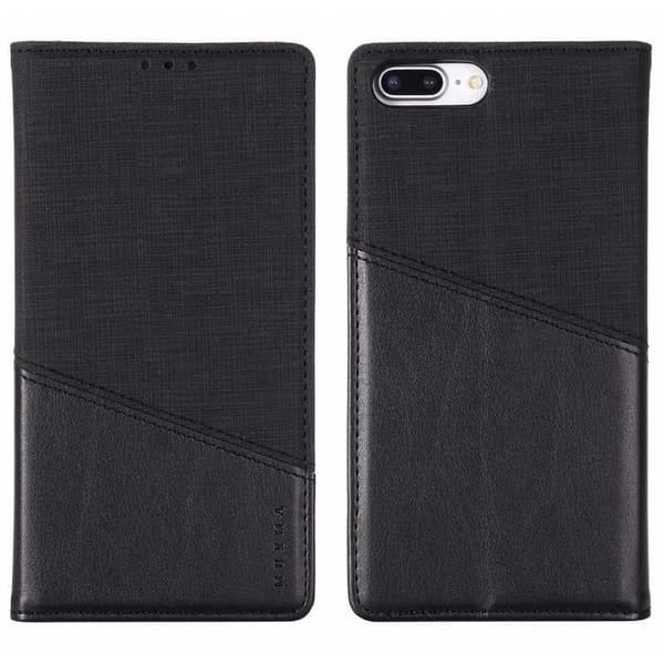 Tyylikäs iPhone 8 Plus -kuori PU-nahkaa ja RFID-esto