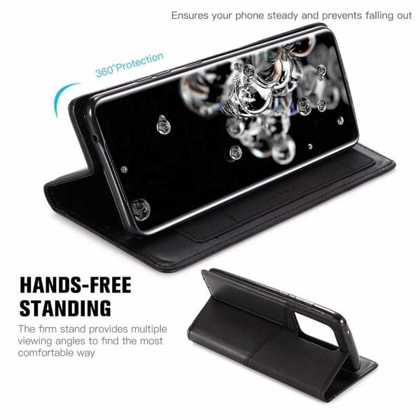 Samsung S20 Ultra Elegant -kotelo PU-nahkaa ja RFID-esto