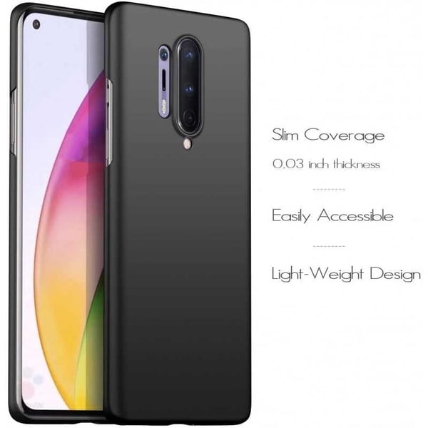 OnePlus 8 Pro Ultratunt Mattsvart Skal Basic V2