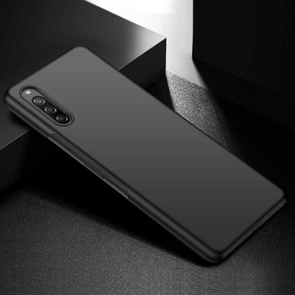 Xperia L4 Kumipinnoitettu mattamusta Cover Basic V2