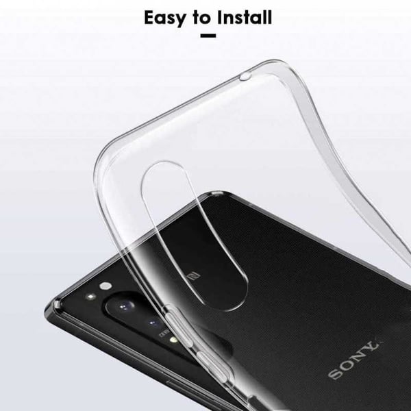 Xperia 1 II iskuja vaimentava pehmeä kansi Simple (XQ-AT51)