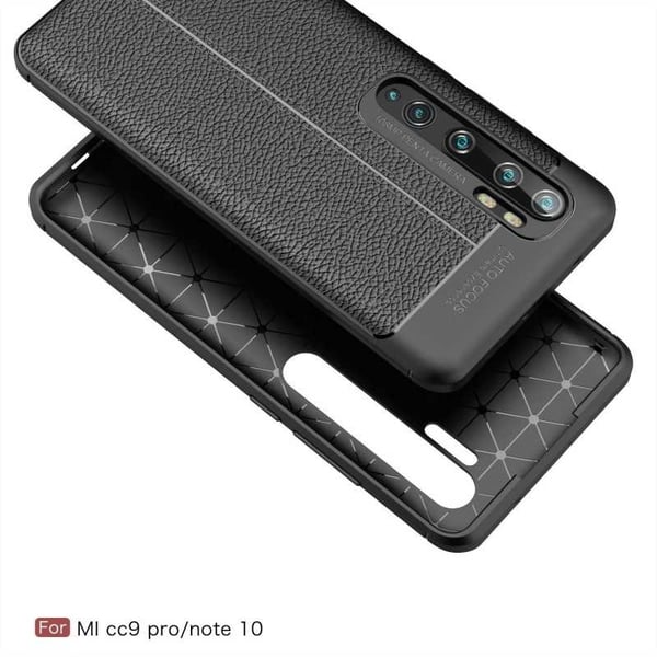 Xiaomi Mi 10 Iskunkestävä & Iskunvaimennin Suoja LeatherBack