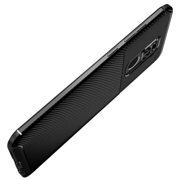 Xioami Redmi Note 9 Iskunkestävä ohut kansi FullCarbon V4