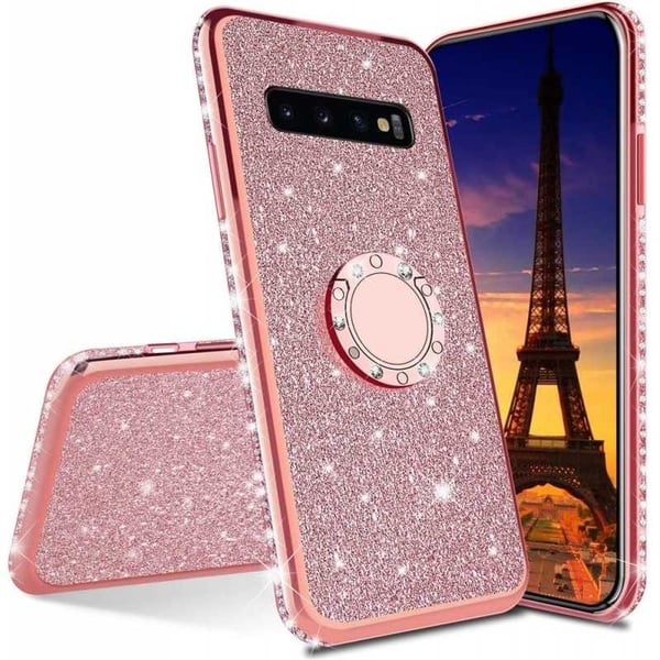 Samsung S10 Plus iskunvaimentimen suojus sormustelineellä