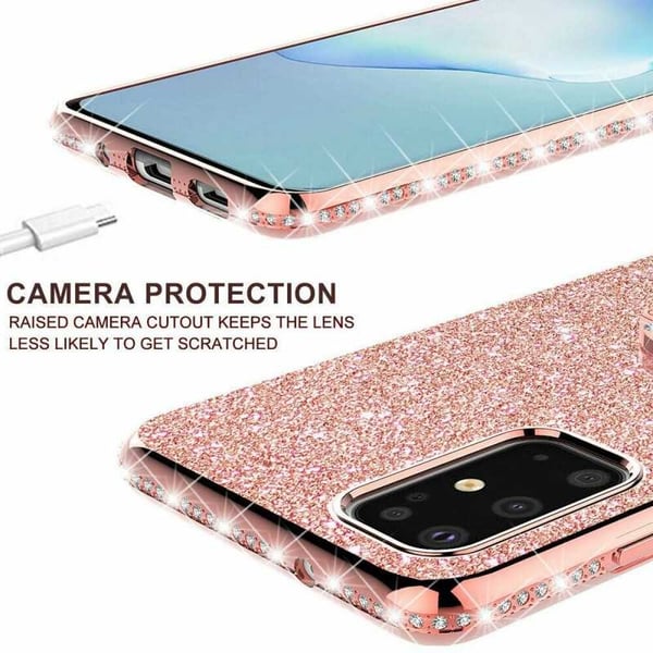 Samsung S20 Iskunvaimentimen suojus sormustelineellä
