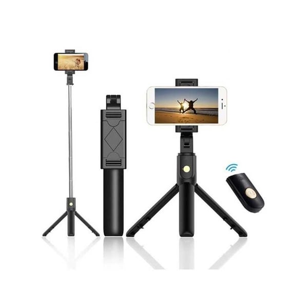 Selfiestick Bluetooth med Tripod