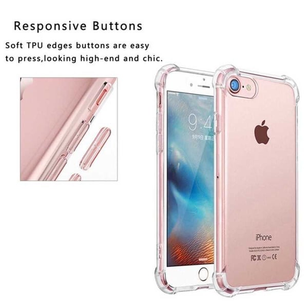 iPhone SE (2020 & 2022) iskuja vaimentava silikonikotelo Shockr