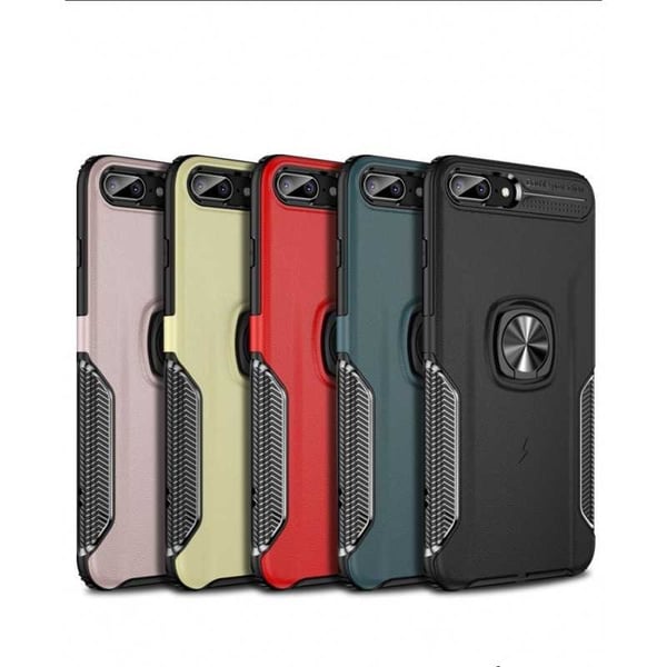 iPhone SE (2020) Käytännöllinen iskunkestävä kotelo rengaspidikkeellä V5