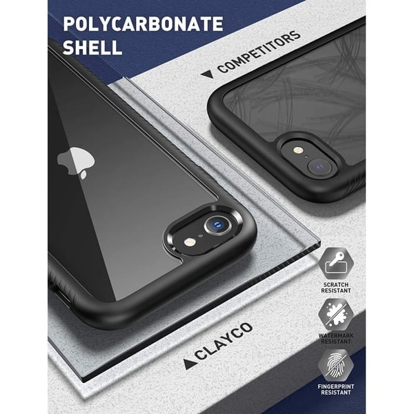 iPhone SE (2020 & 2022) Kattava Premium 3D -kuori ThreeSixty