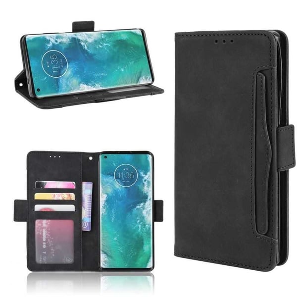 Motorola Moto Edge Plus Plånboksfodral PU-Läder 6-FACK Winston V3