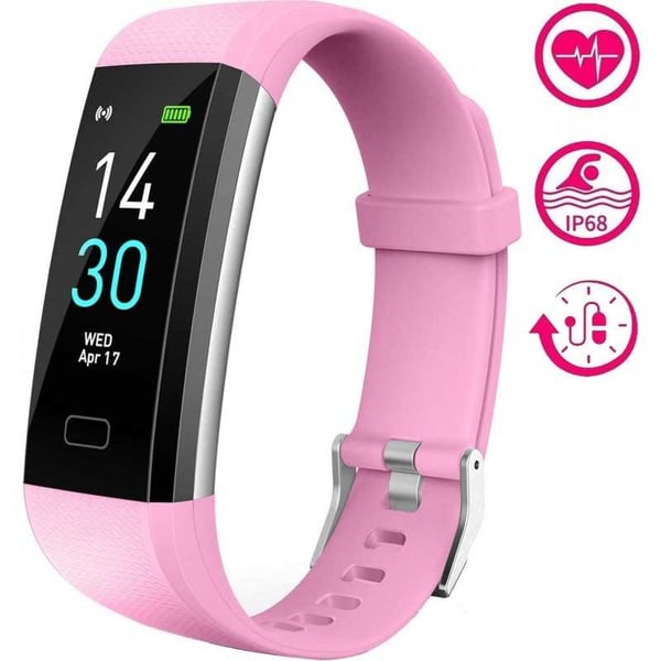 Aktivitetsarmband IP68 Vattentät med Pedometer Hjärtfrekvensmätare