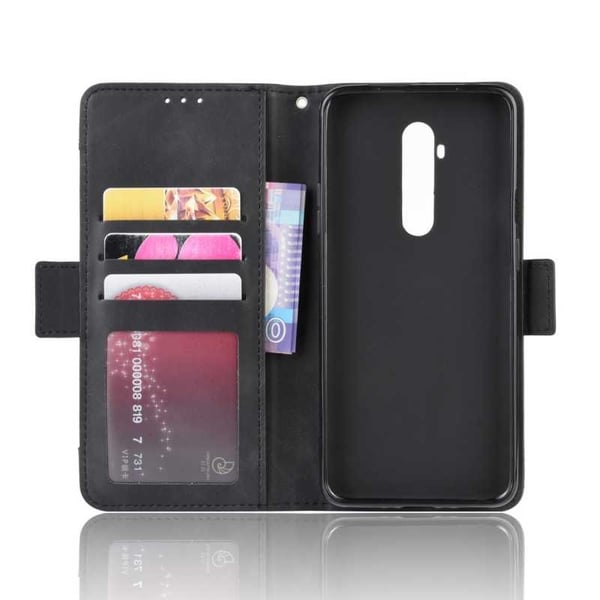 Oneplus 7T Pro -lompakkokotelo PU-nahkainen 6-FACK Winston V3
