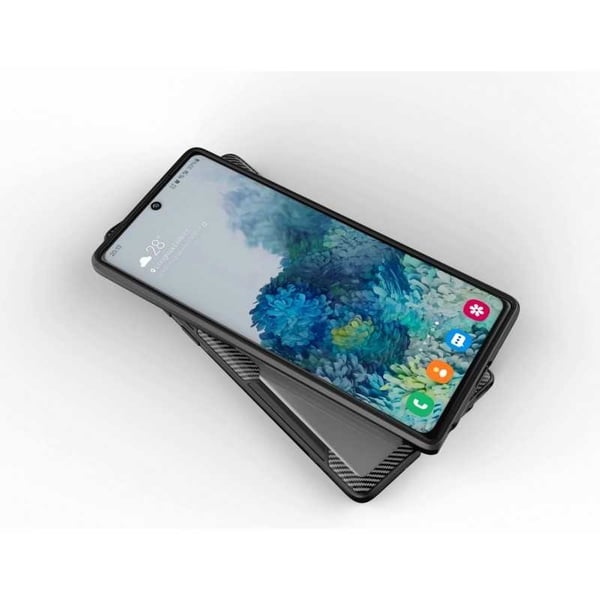 Samsung Note 20 Käytännöllinen iskunkestävä kotelo sormustelineellä V4