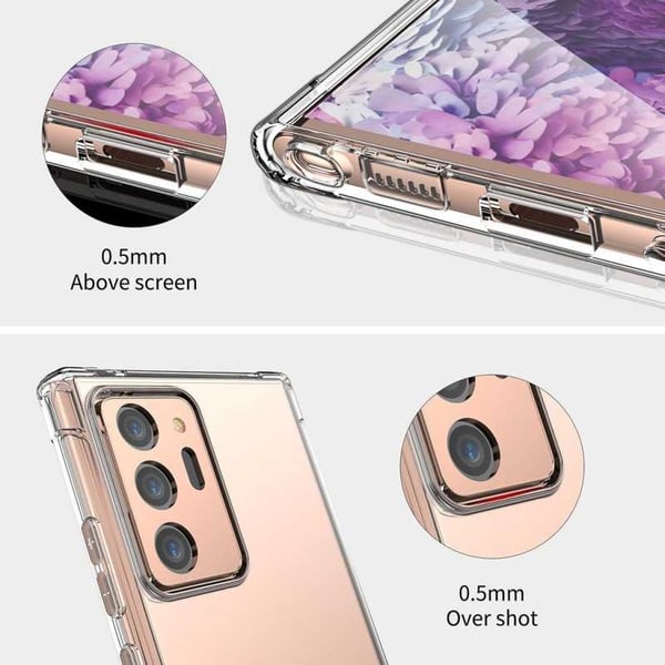 Samsung Note 20 iskuja vaimentava silikonikotelo Shockr
