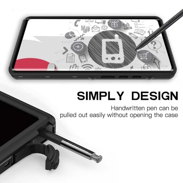Samsung Note 20 Ultra Full Coverage Vedenpitävä Premium Cover - 2m