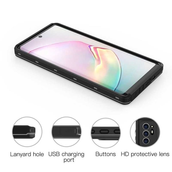 Samsung Note 20 Ultra Full Coverage Vedenpitävä Premium Cover - 2m