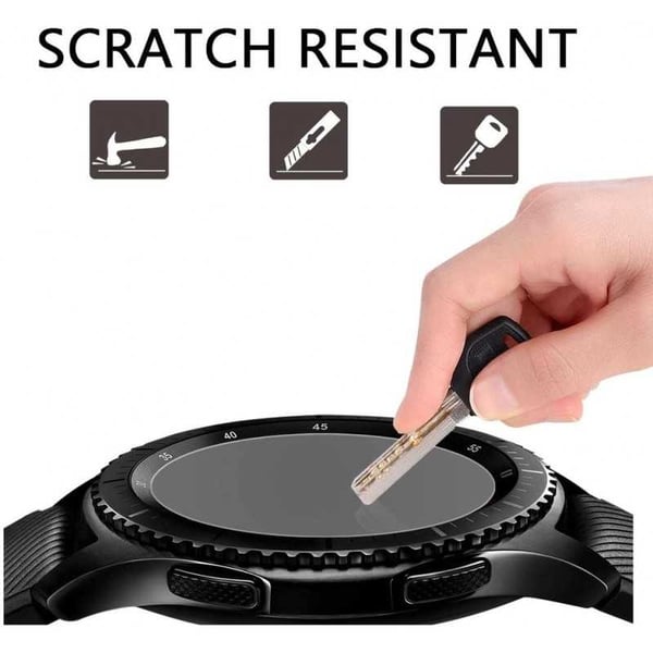 2-PACK Samsung Galaxy Watch 3 45mm karkaistu lasi 0,2mm 9H 2,5D
