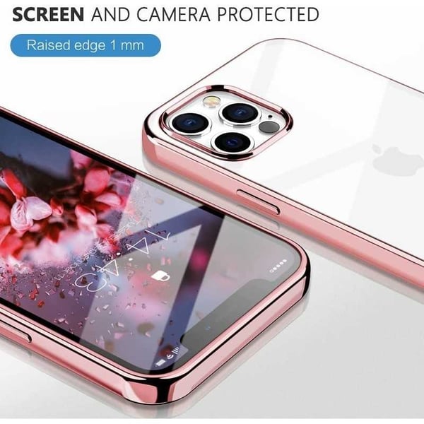 iPhone 12 Pro Stöttåligt Mjukt Skal
