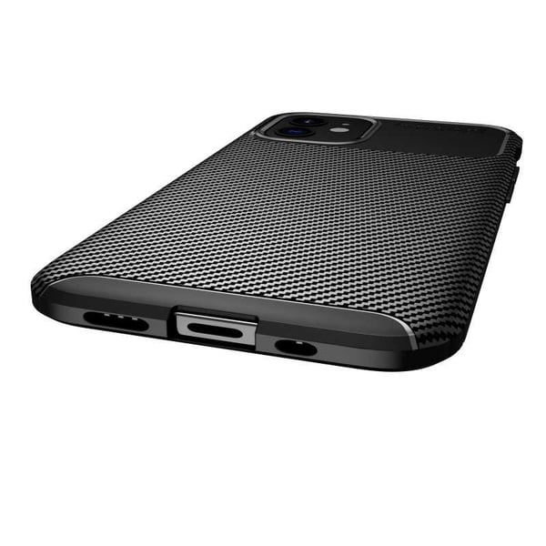 iPhone 12 Iskunkestävä ohut kansi FullCarbon V4