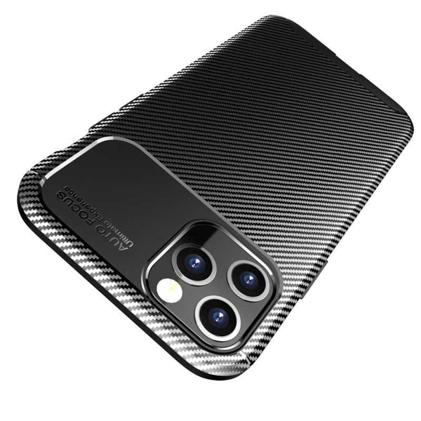 iPhone 12 Pro Max Iskunkestävä ohut kansi FullCarbon V4