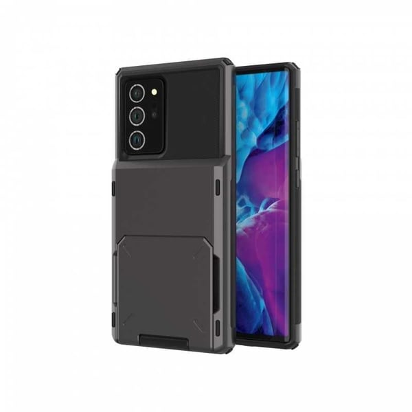 Samsung Note 20 Stöttåligt Skal med Kortfack Void