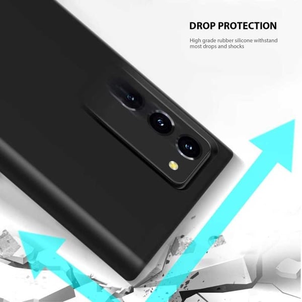 Samsung Note 20 Mjukt Gummibelagt Mattsvart Skal