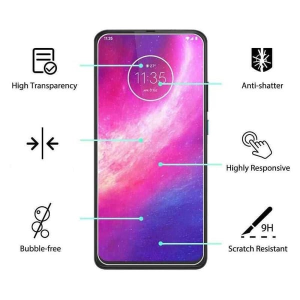 Motorola Moto E7 Plus karkaistu lasi 0,26mm 2,5D 9H