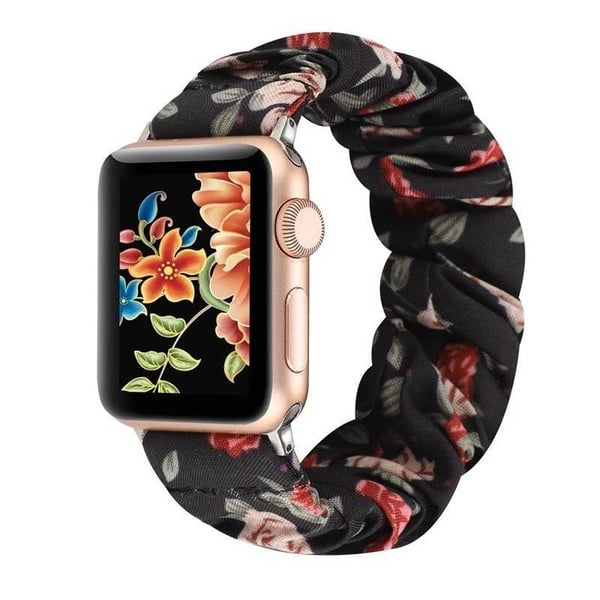 Apple Watch 38 / 40 mm tyylikäs elastinen kangasrannekoru